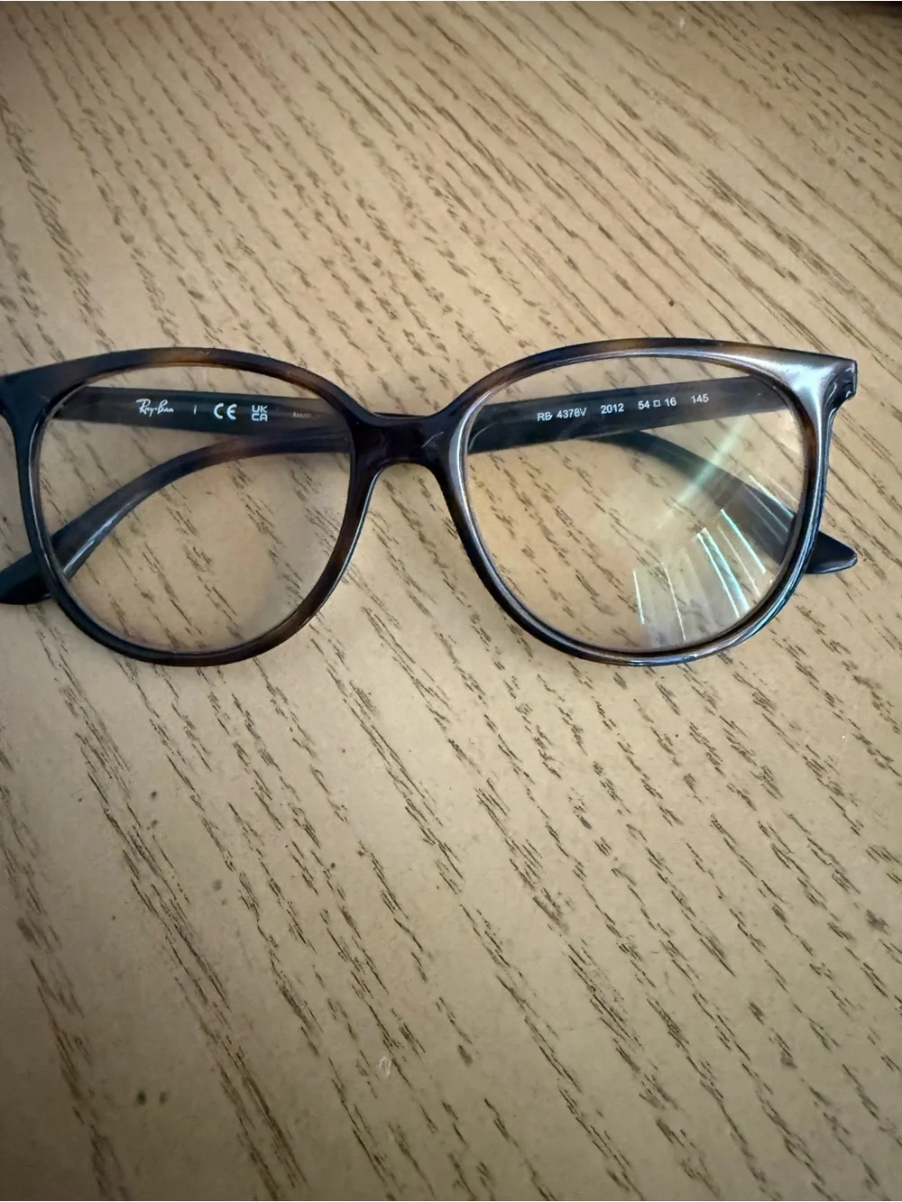 Ray-Ban Women's Brown Tortoiseshell Glasses